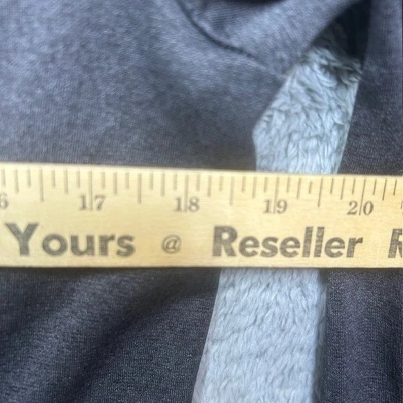 The‎ North Face Half Dome Logo Hoodie Women's M Charcoal Peach Outdoor Pocket - Picture 9 of 11